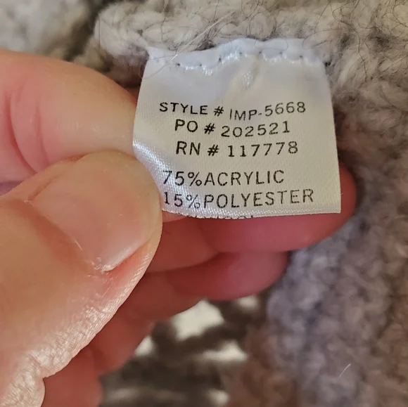 Lovestitch/Chunky Gray Cardigan - Picture 4 of 7